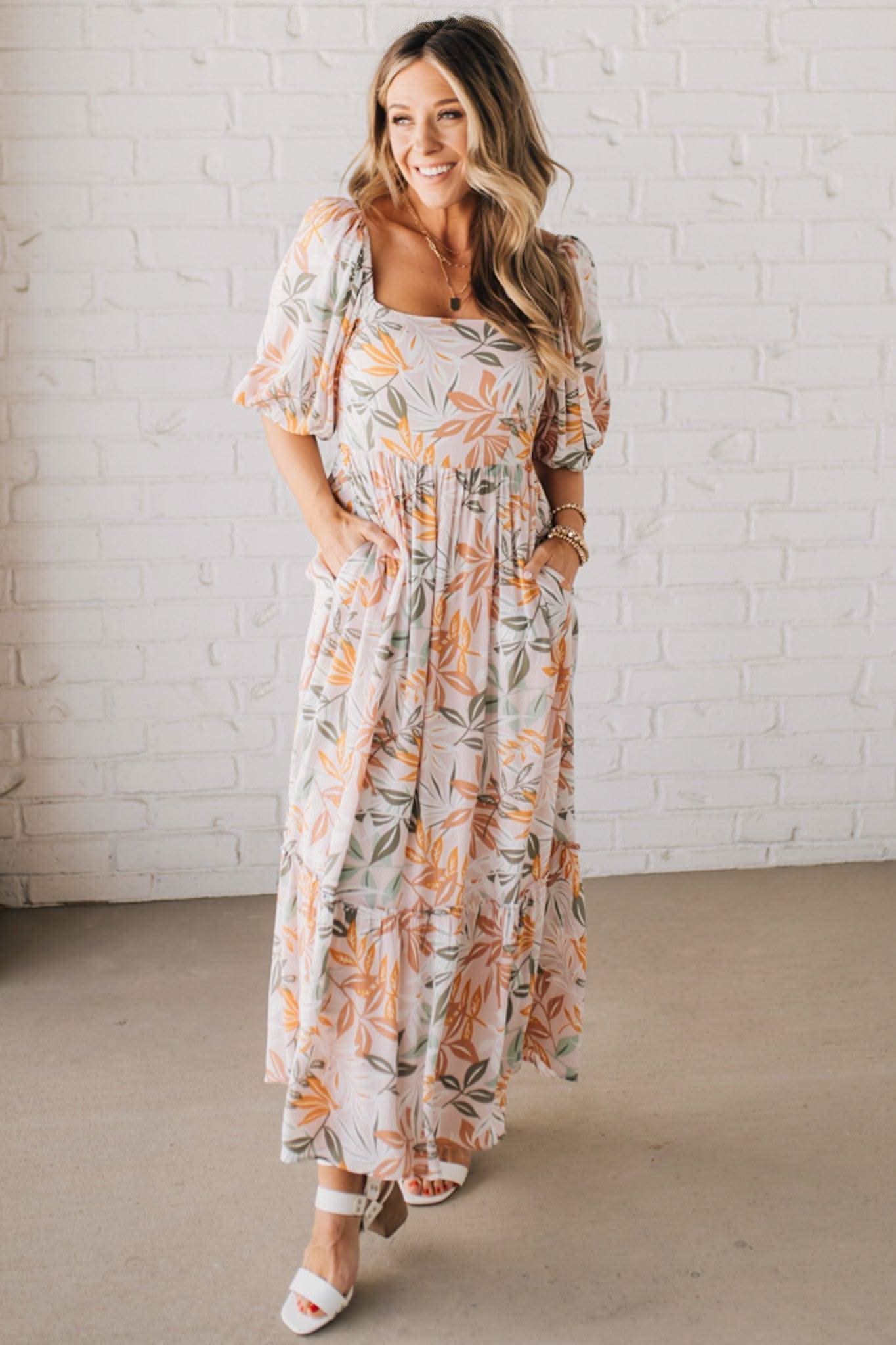 ELARA FLORAL MAXI DRESS