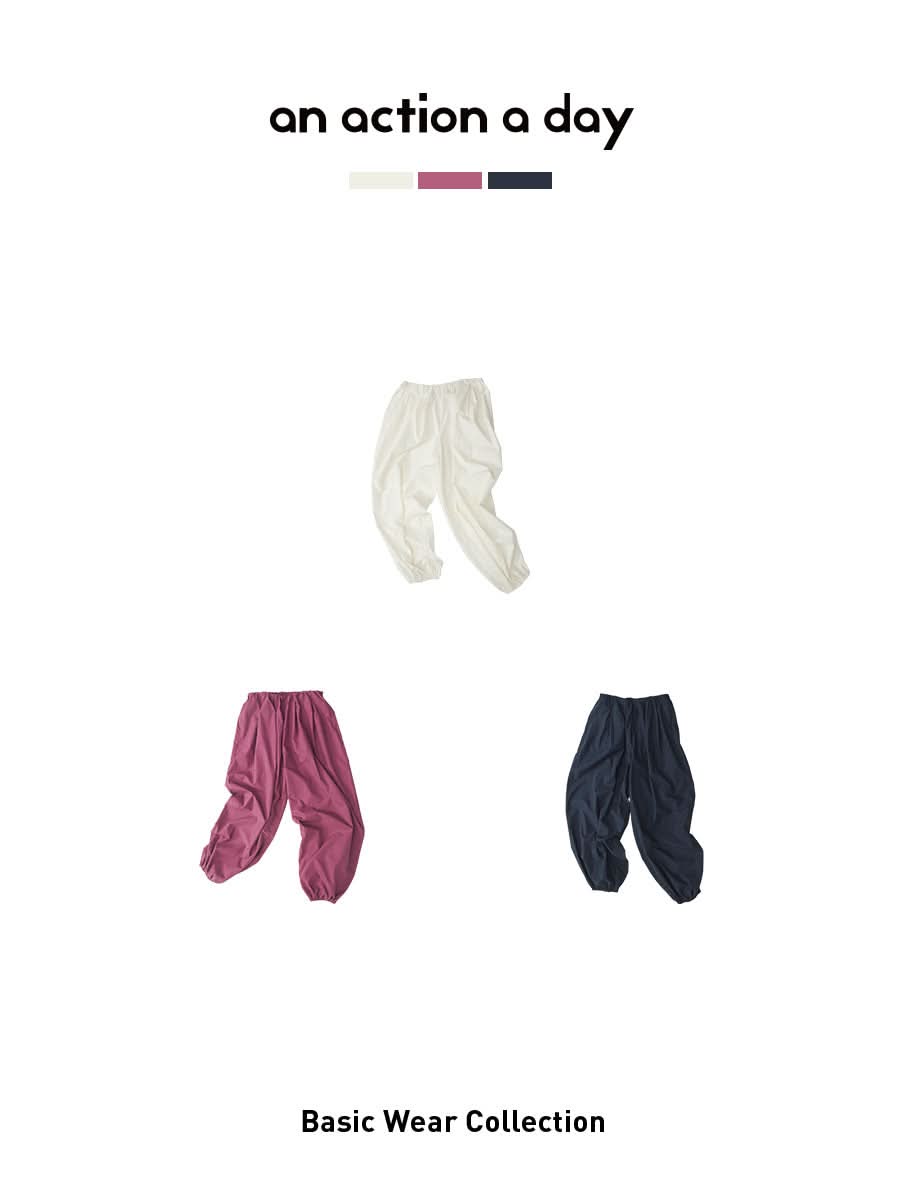 Relaxed Tencel-Cotton Tapered Drape Pants