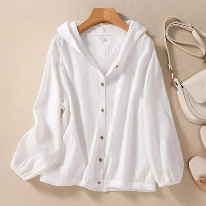 MIRI LINEN HOODIE