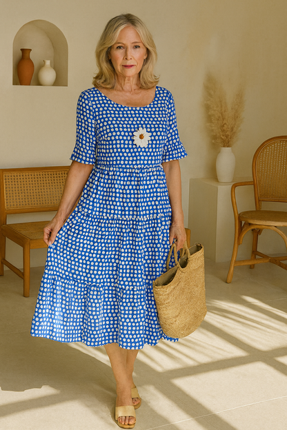 LIVIA ELEGANT MIDI DRESS